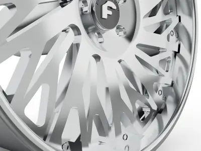 forgiato FORGIATO BIAFORCA WHEEL wheel 3d print model 3D print model