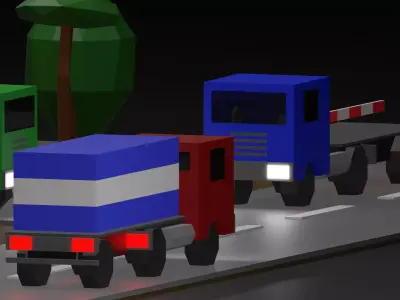 A Small Factory Free low-poly 3D model