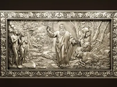 The Creation of the World 3D print model