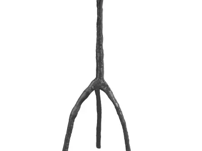 Christian Liaigre Patinated Bronze Side Table 3D model