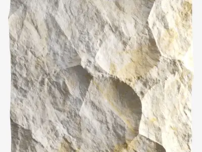 102-RockPanel piece of rock 3D model