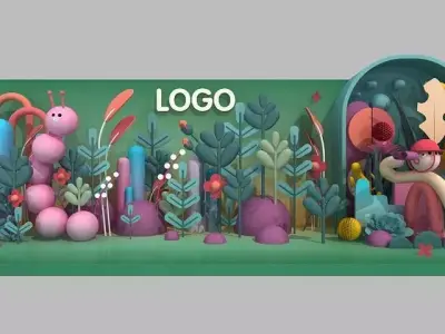 Art Exhibition Window display  3D model
