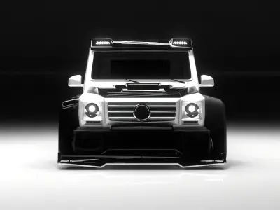 Drift 6x6 truck 3D model