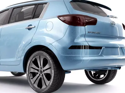 KIA Sportage Car 3D model