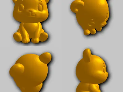 Bear - Kawaii Animals Collection 3D print model