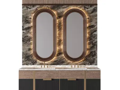 Luxury Bathroom 220 3D model