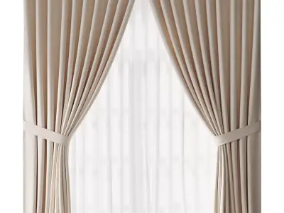 Curtains 07 3D model