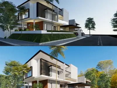 MZ House Design 3D model