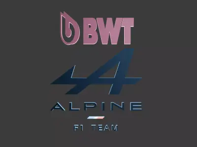 Alpine Formula1 Logo 3D model