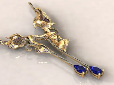 magerit necklace  3D print model