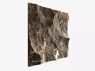 132-RockPanel marble wall art 3D model