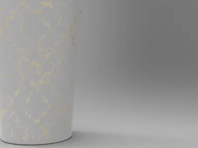 Barno Vase Low-poly 3D model