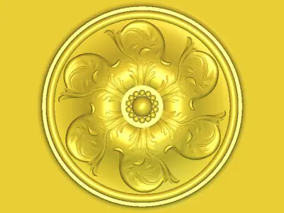Rosette 04 3D model