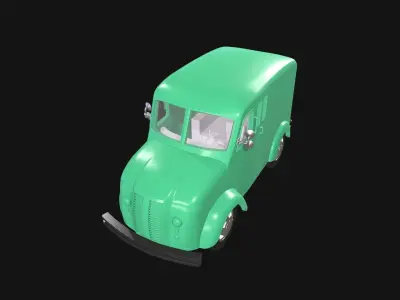 DVCO TO6 Milk Truck 1953 3rd Print Model 3D print model