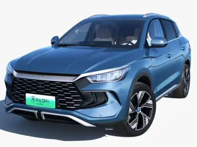2024 BYD Song Pro SEALION5 dm-i with interior 3D model