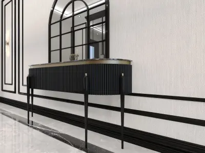 house hall entrance scene  3D model