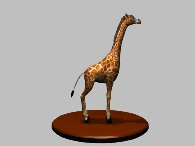 Giraffe Low-poly 3D model