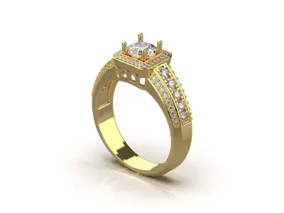 ring code 56 3D print model