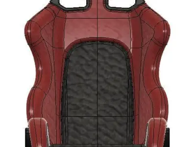 1to24 RC Race Seat  1 to 24 -  3D print model 3D print model