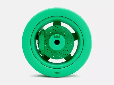 18x8 Fifteen52 Tarmac Wheel Hoosier Track Attack Pro Tire 3D print model