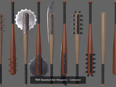 PBR Weapon V1 3D Model Pack