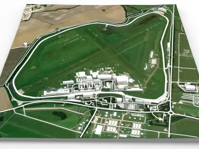 Goodwood Motor Circuit Chichester United Kingdom 3D model