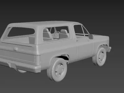 Chevrolet Blazer K5 1984 3D print model