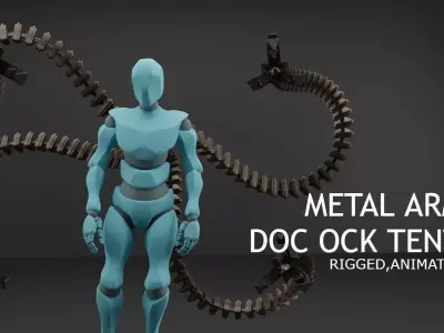 robot arms free version Free 3D model