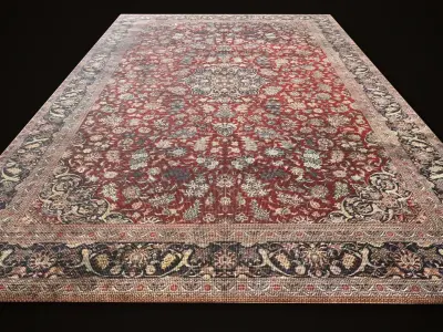 Vintage Carpets Low-poly 3D model