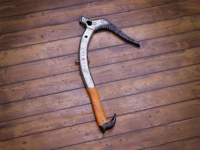 Climbing Axe Free low-poly 3D model