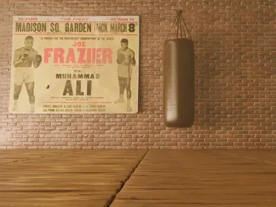 Boxing club 3D model