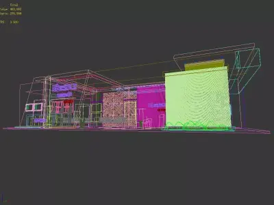 Exhibition - Area - 20X9-3DMAX2009-015 3D model