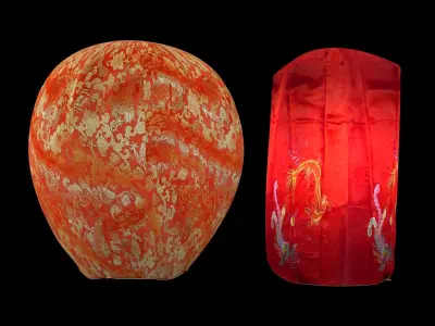Chinese sky lantern 3D model