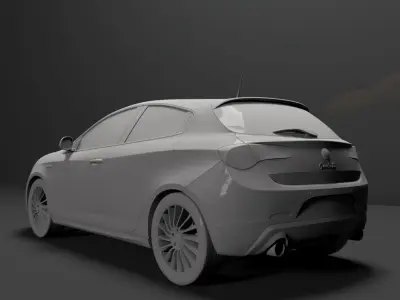 ALFA ROMEO GIULIETTA FOR PRINTING 3D print model