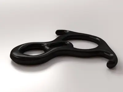 Belay Device v2 3D model