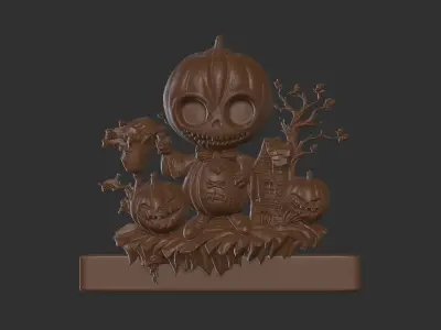 pumpkin hallowen  3D print model