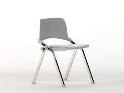 LAKENDO PLASTIC Stackable folding chair by Diemmebi 3D model