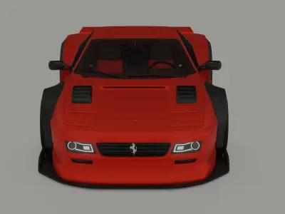 Ferrari Testarossa Widebody Kit 3D model