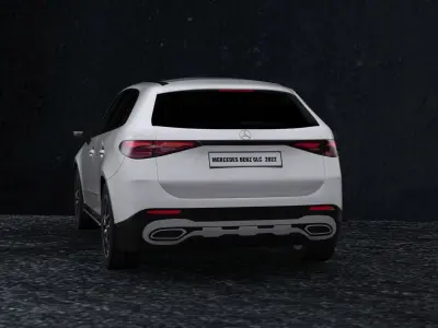 Mercedes Benz GLC Avantgarde 2022  Low-poly 3D model