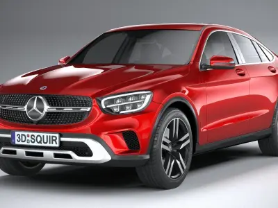 Mercedes-Benz GLC Coupe basic 2020 3D model