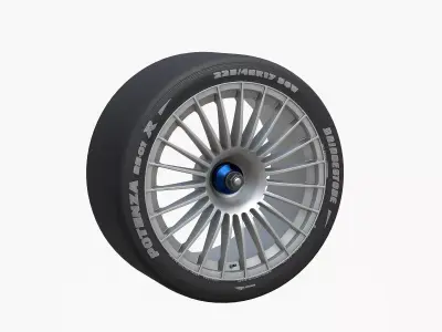 Generic Tire Standard PBR Low-poly 3D model
