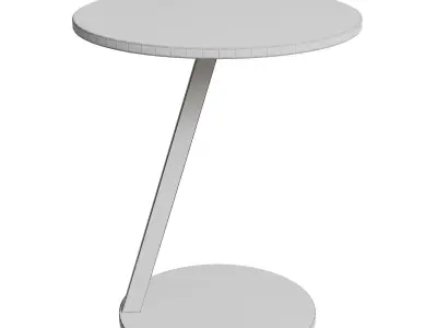 Wooden Support Table Free 3D model