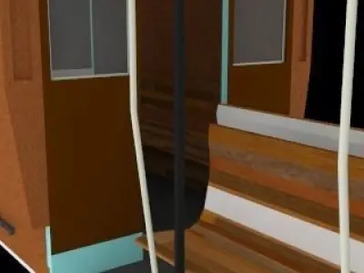 Cable Car Free 3D model