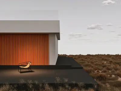 3D model of modern house 3D model