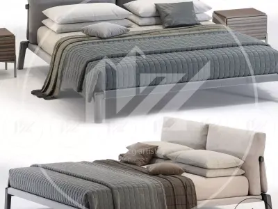 Bonaldo Kriss Bed  3D model