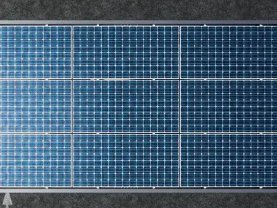 Modern Solar Carport-TEZCAN-Type-1 3D model