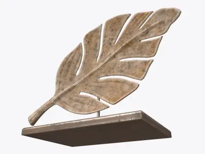 Leaf sculpture 01 3D model