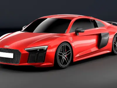 2016 Audi R8 V10 Plus 3D model