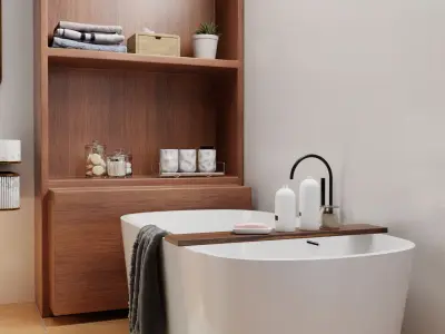 Bathroom interior 3D model buy