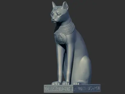 Egyptian Cat Goddess Bastet stl 3d printable model  3D print model
